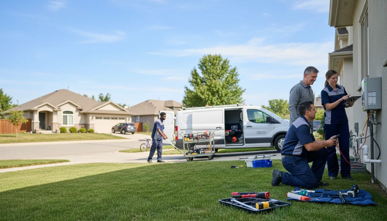 Professional Outdoor Tankless Water Heater Installation in Schulter, OK